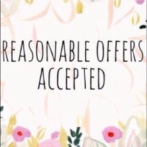 Feel free to offer❣️